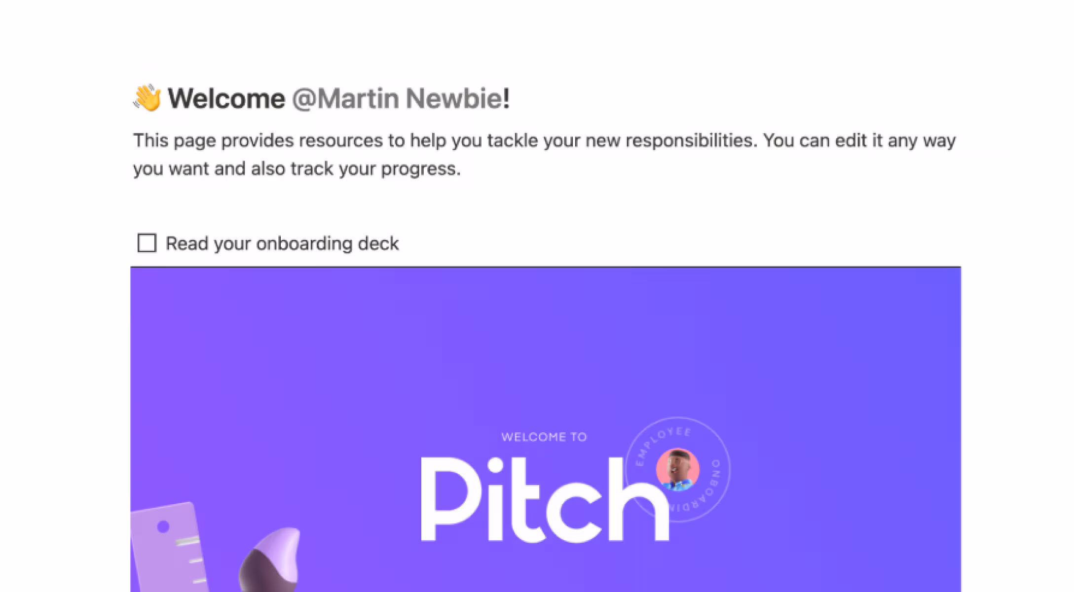 オンボーディングチェックリスト