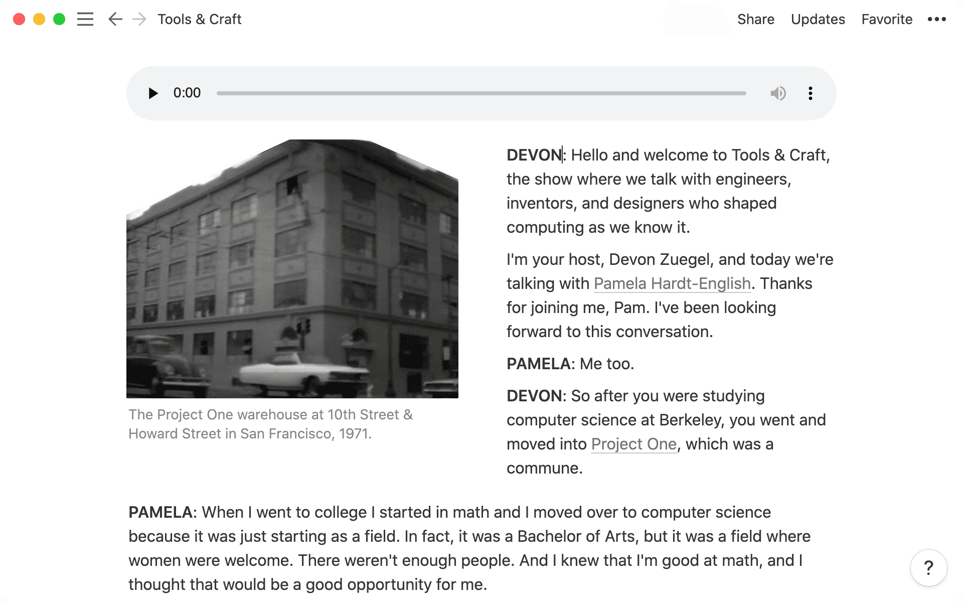 Creating columns with text blocks can give your pages an editorial feel.