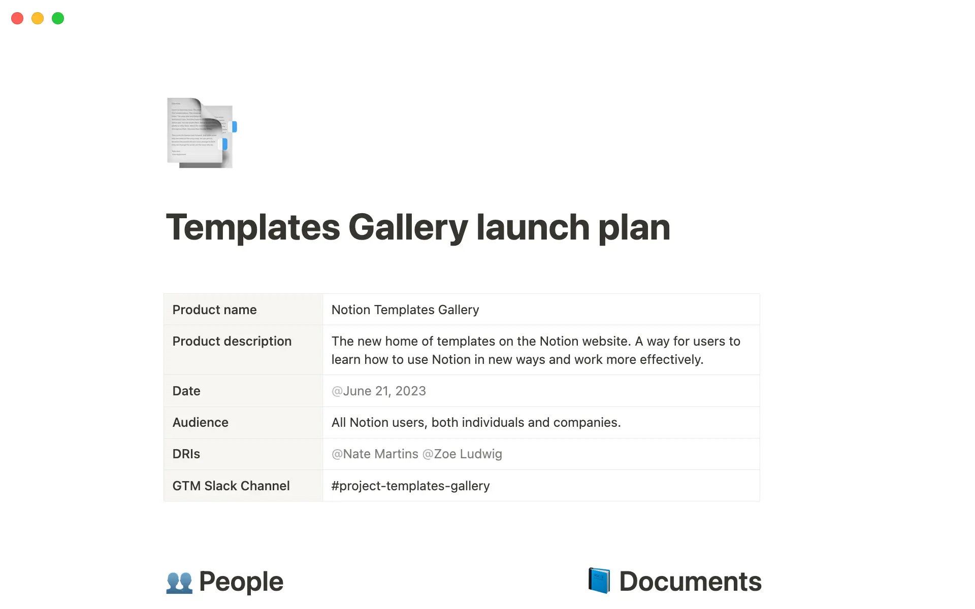 This launch plan is how Product Marketing operationalizes its go-to-market strategy.