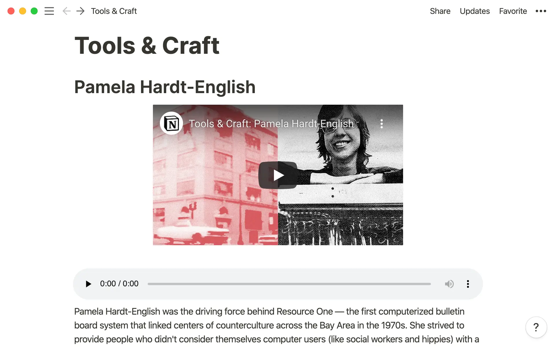 Embed everything from videos to podcast files right in Notion pages.
