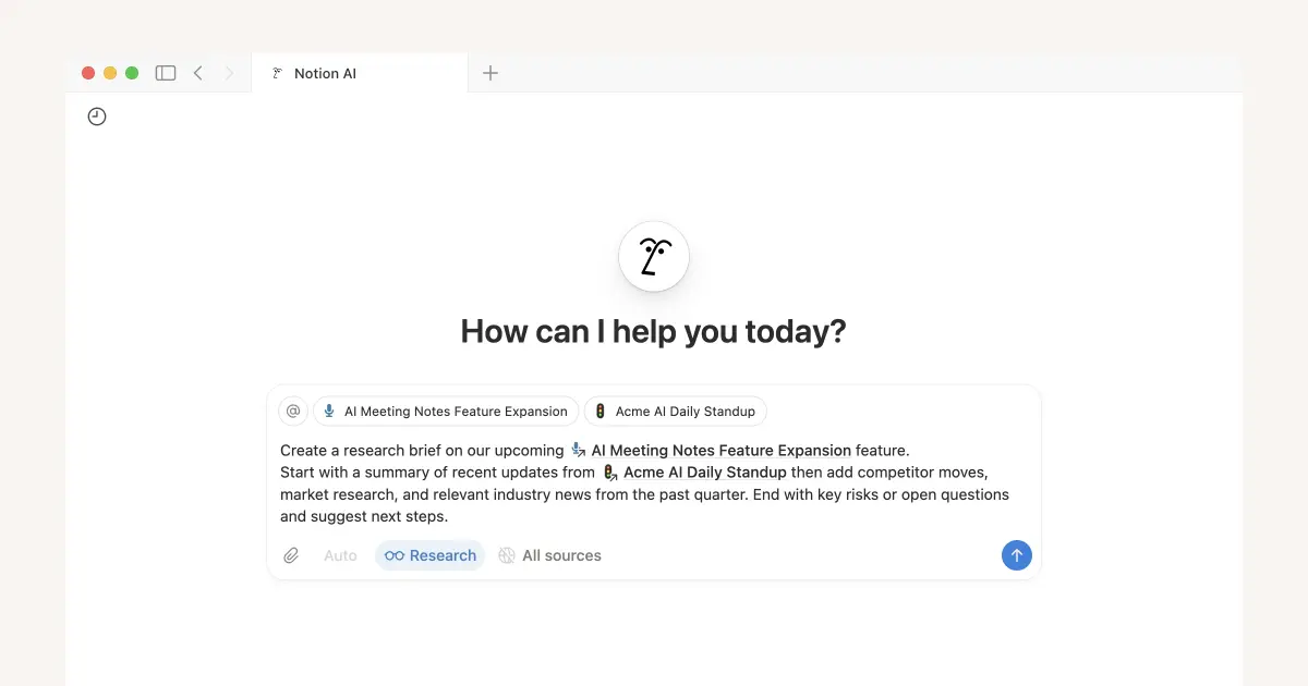 Power your deep work using Research Mode in Notion