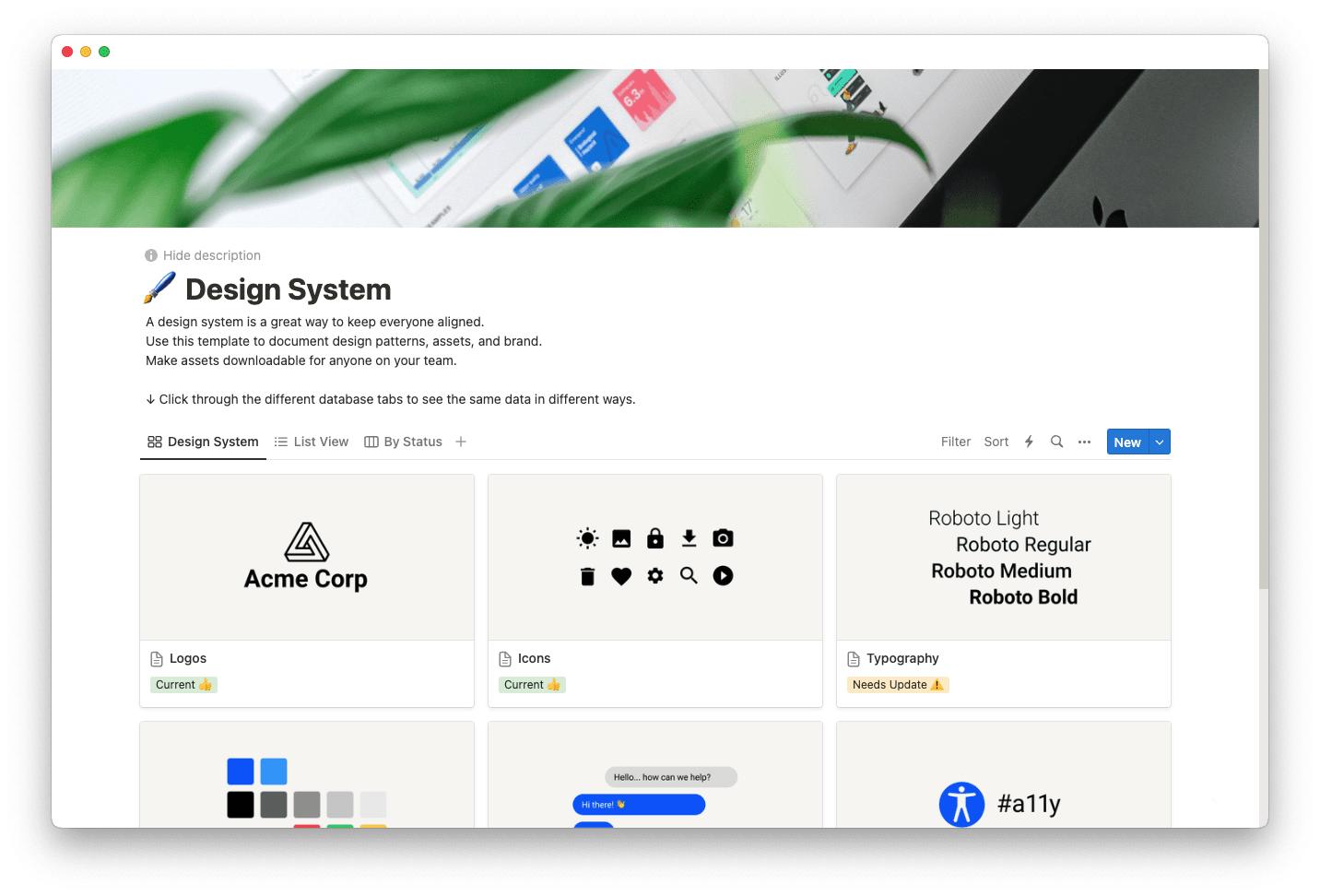 design system template thumbnail