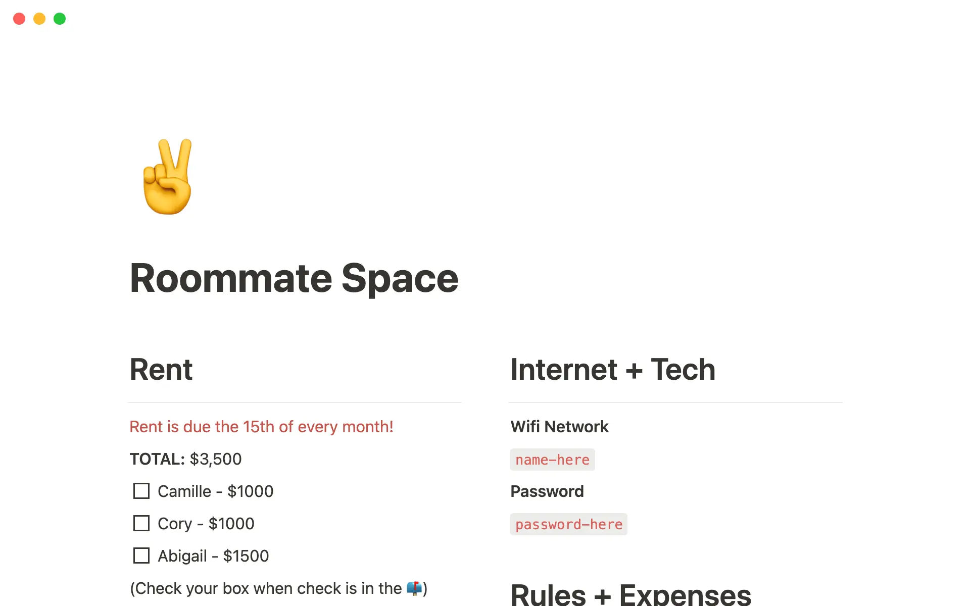 top-5-free-roommates-templates-in-notion 內的圖片