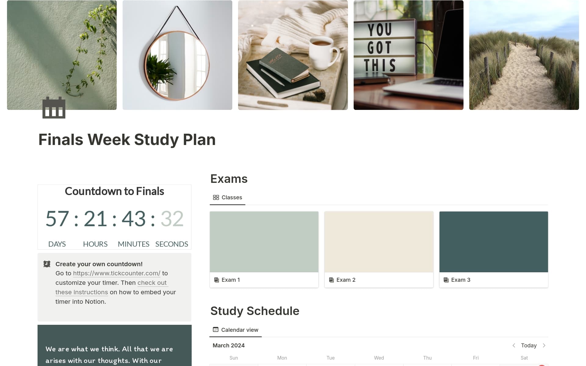 Screenshot of Soft & Chewy Templates for School collection by Notion