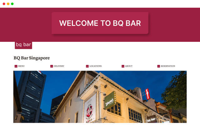 Aesthetic Website Template